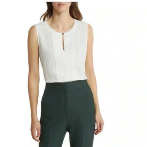 Boss Banoa Keyhole Neck Sleeveless Blouse size 12